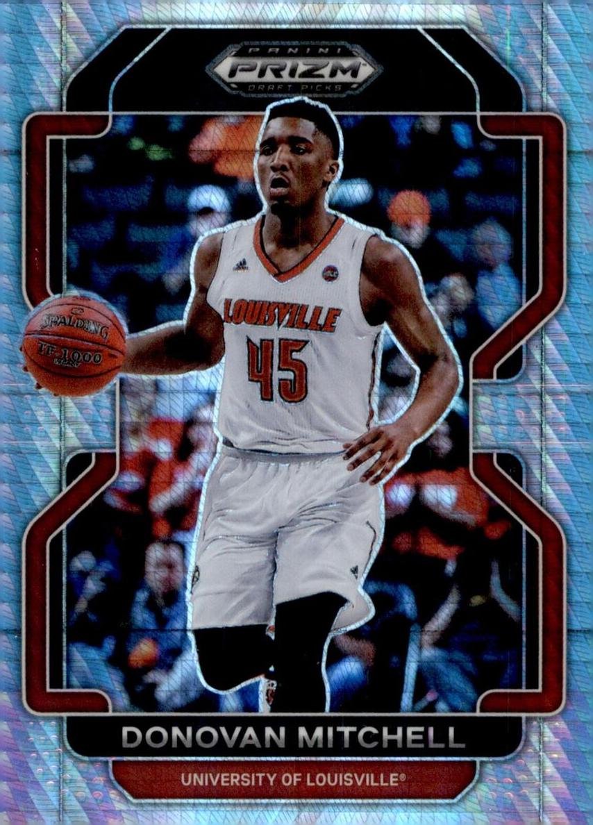 2022 Panini Prizm Draft Picks Basketball Silver Donovan Mitchell #15