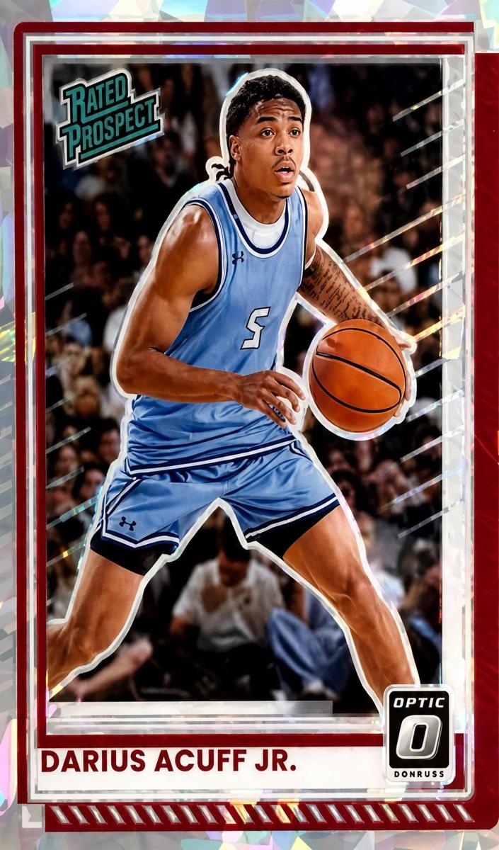 2025 Panini Donruss Basketball Cracked Ice Darius Acuff Jr. #63