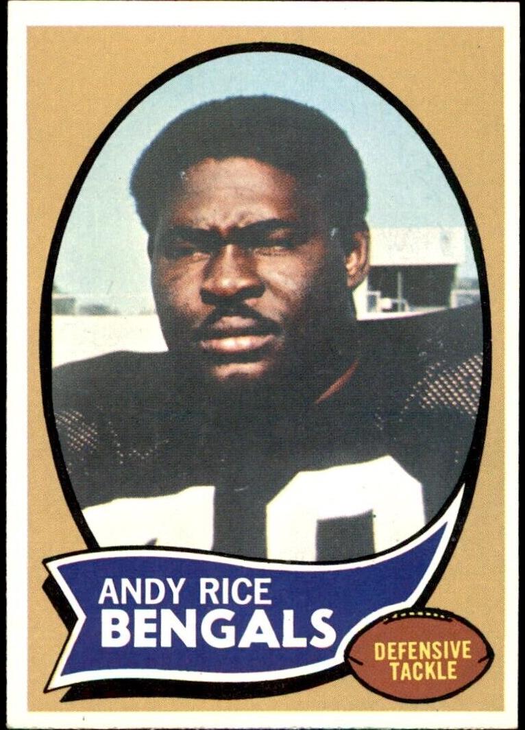 1970 Topps Football Andy Rice #42 PSA 7.5