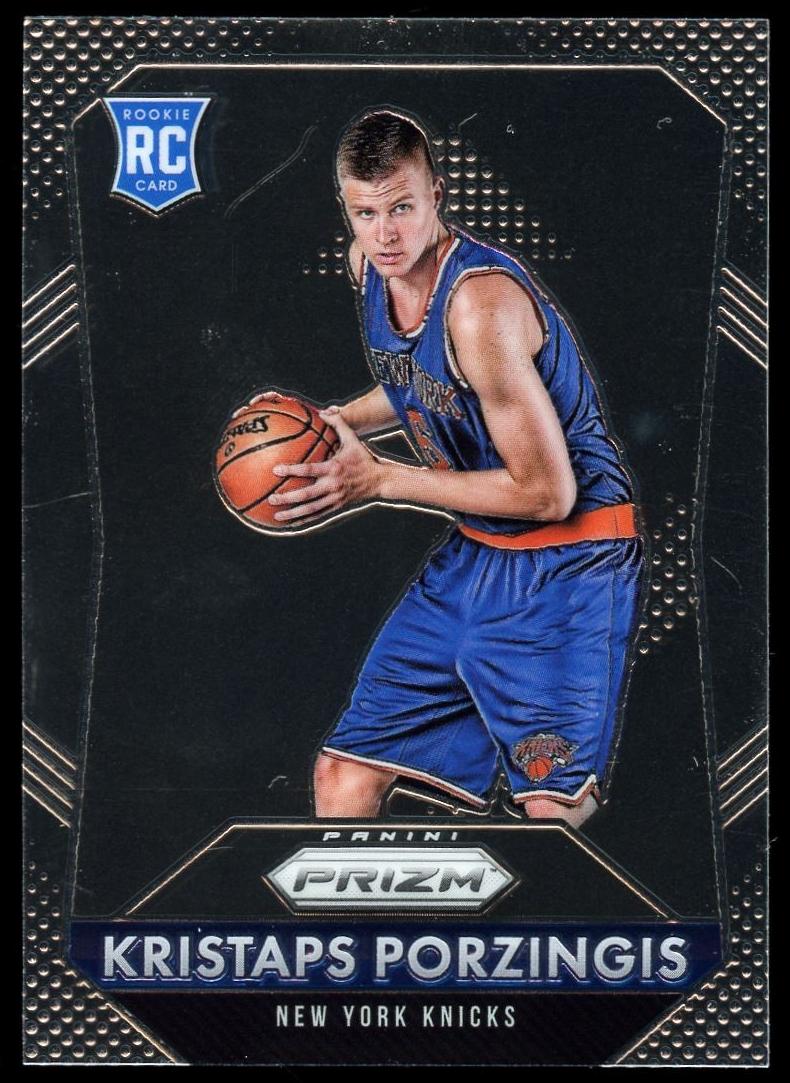 2015 Panini Prizm Basketball Kristaps Porzingis #348 PSA 9