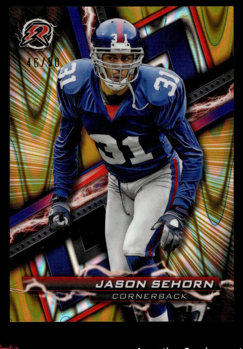 2023 Topps Composite Football Gold Power Surge Jason Sehorn #61