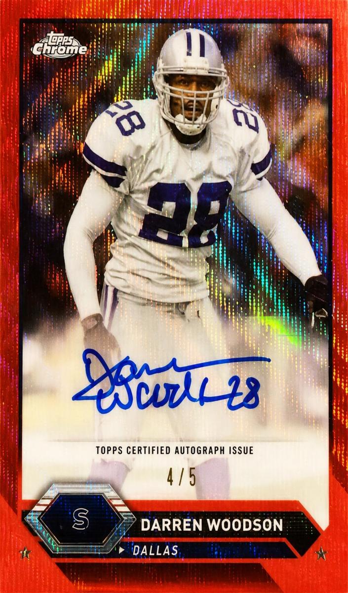 2023 Topps Composite Football Red Refractor Darren Woodson #TCA-DW