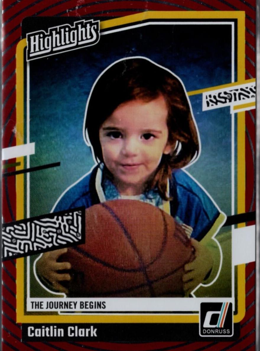 2024 Panini Caitlin Clark Collection Basketball Target Caitlin Clark #H1 PSA 8