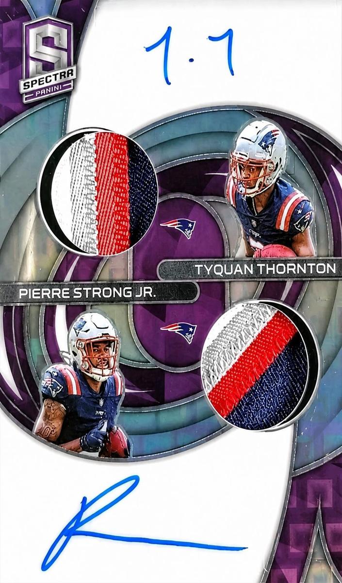 2022 Panini Spectra Football Neon Purple Tyquan Thornton #DPA-NEP