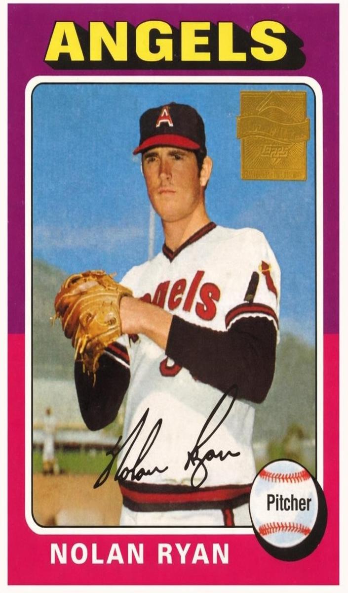 1999 Topps Baseball 1975 Topps Nolan Ryan #8 PSA 9