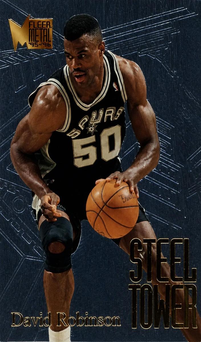 1995 Fleer Metal Basketball David Robinson #8 PSA 10