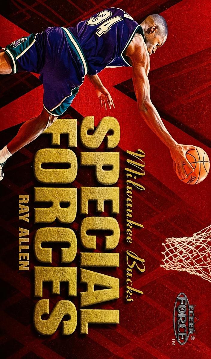 1999 Fleer Force Basketball Forcefield Ray Allen #6SF