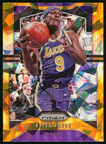 2019 Panini Prizm Basketball Orange Ice Rajon Rondo #223 PSA 10