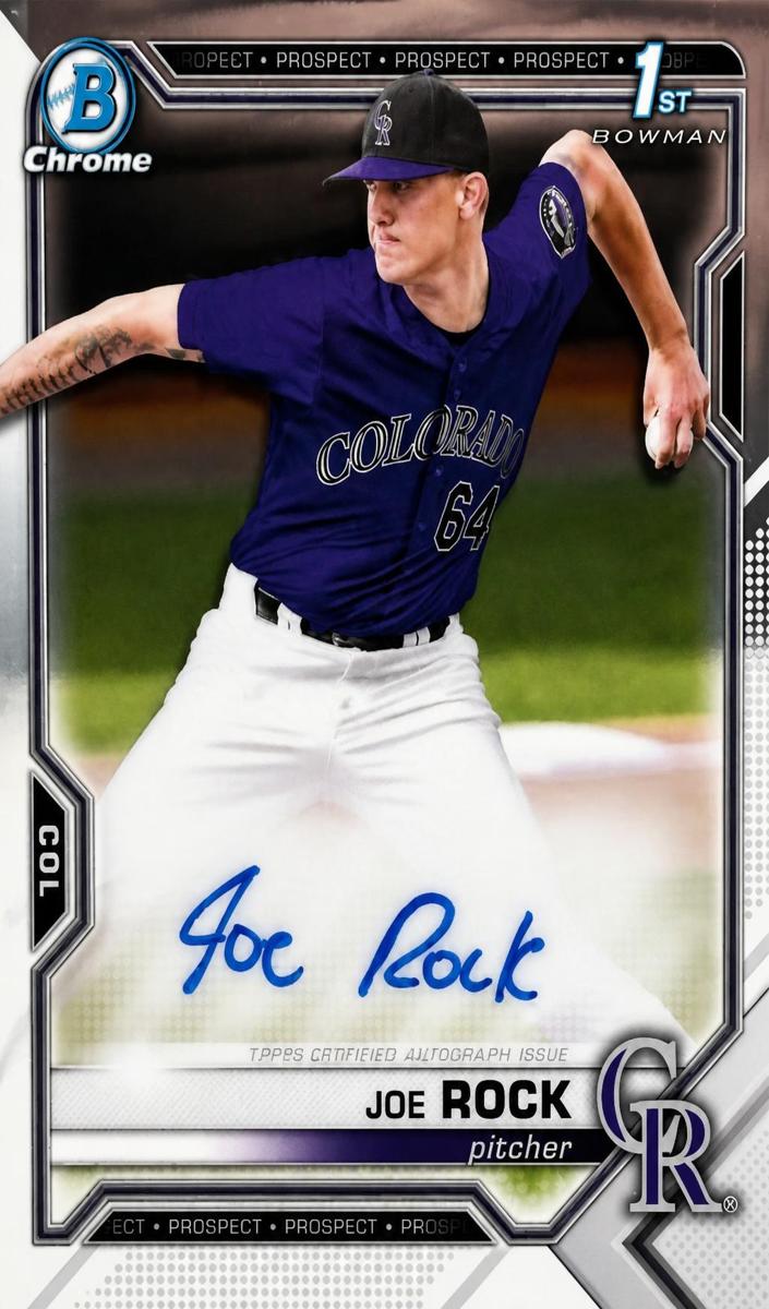 2021 Bowman Draft Baseball Joe Rock #CDA-JR