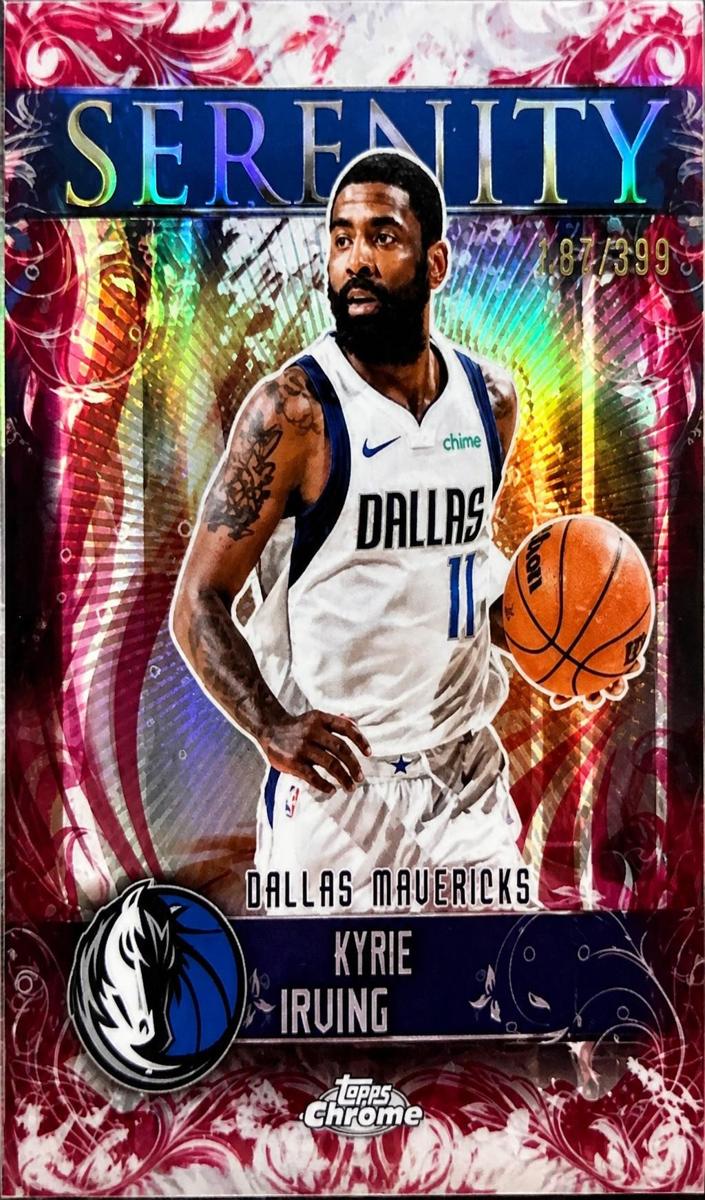 2025 Topps Chrome Basketball Green Refractor Kyrie Irving #SY-6