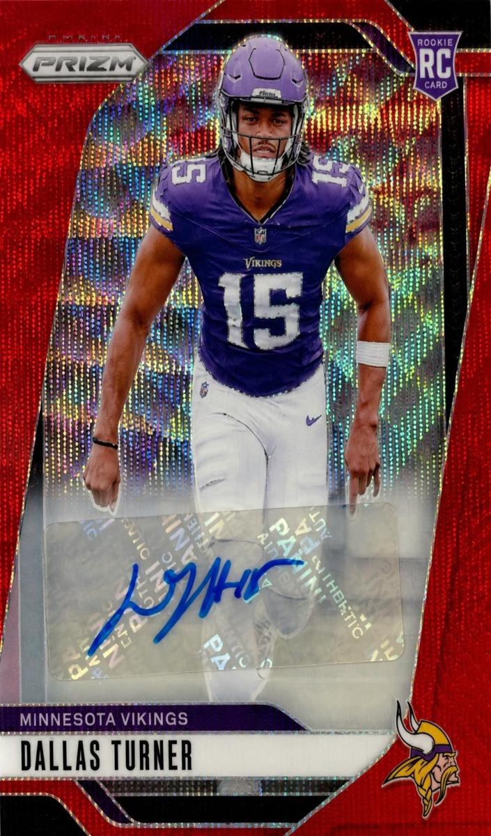 2024 Panini Prizm Football Red Wave Dallas Turner #324