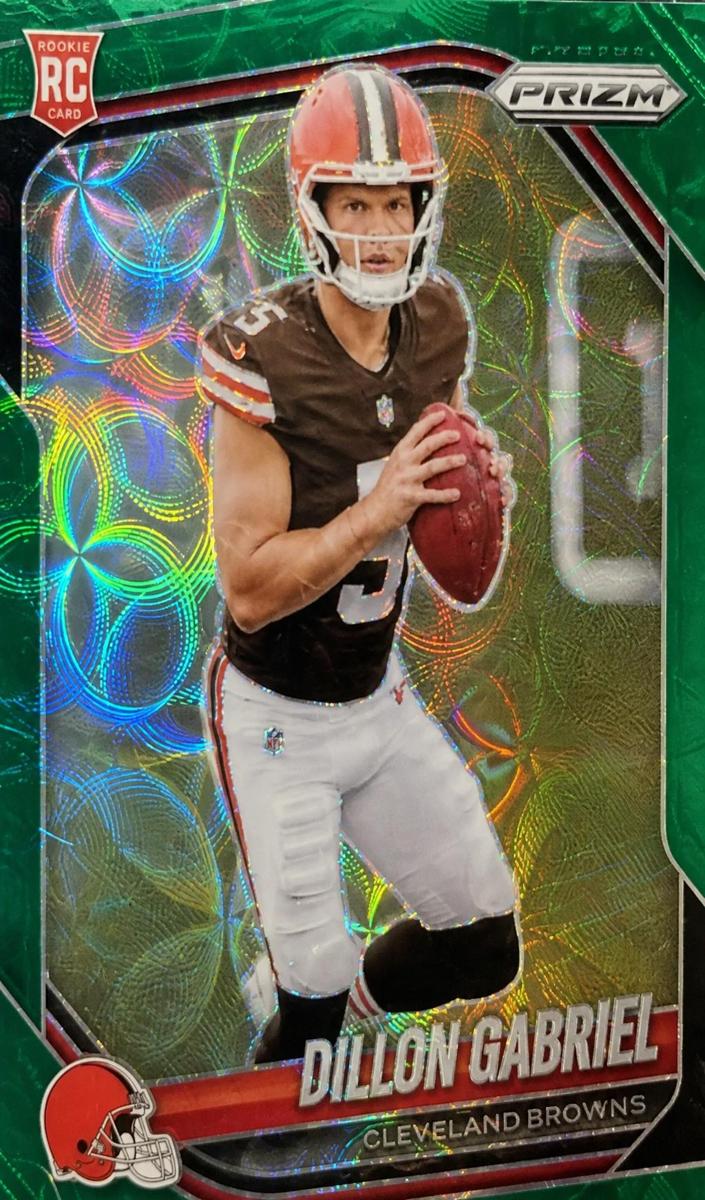 2025 Panini Prizm Football Green Scope Dillon Gabriel #372