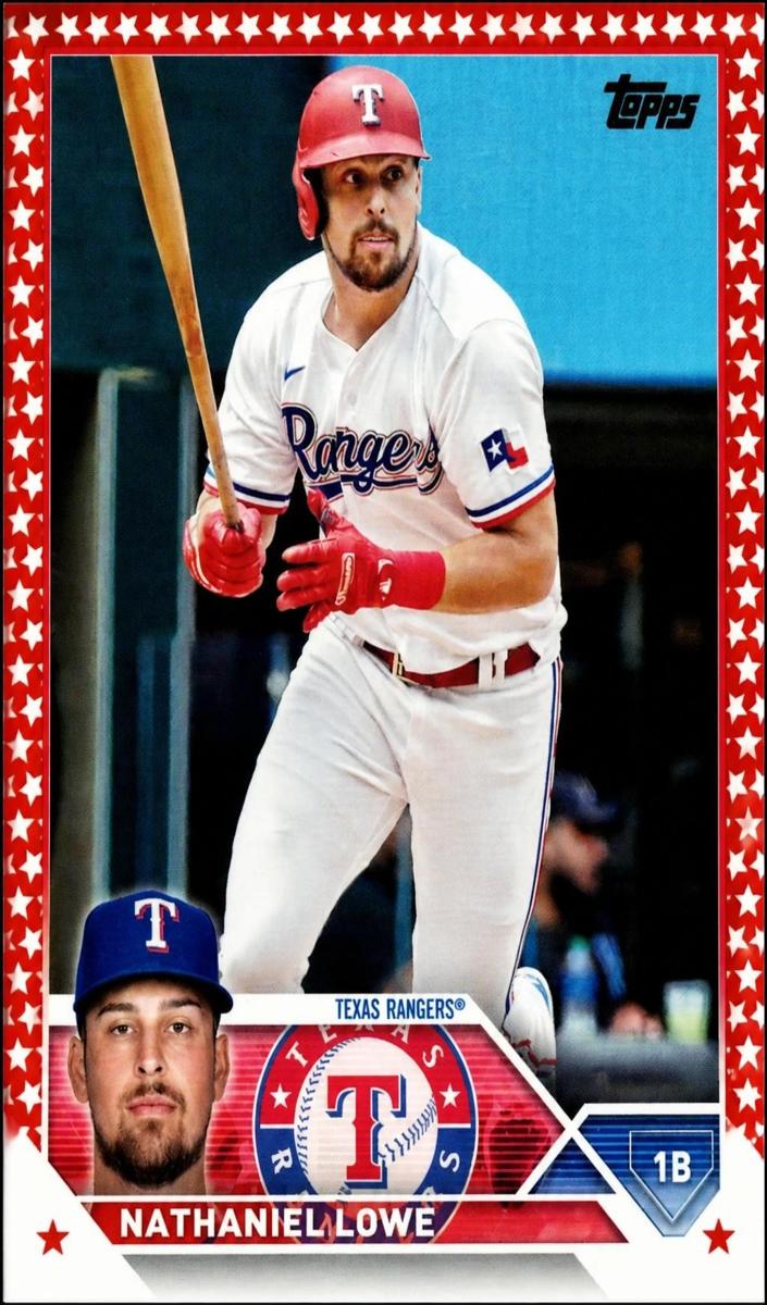 2023 Topps Baseball Independence Day Nathaniel Lowe #124