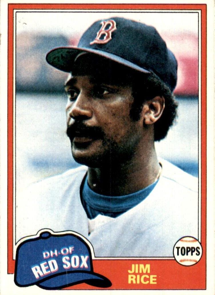 1981 Topps Baseball Jim Rice #500 PSA 8.5
