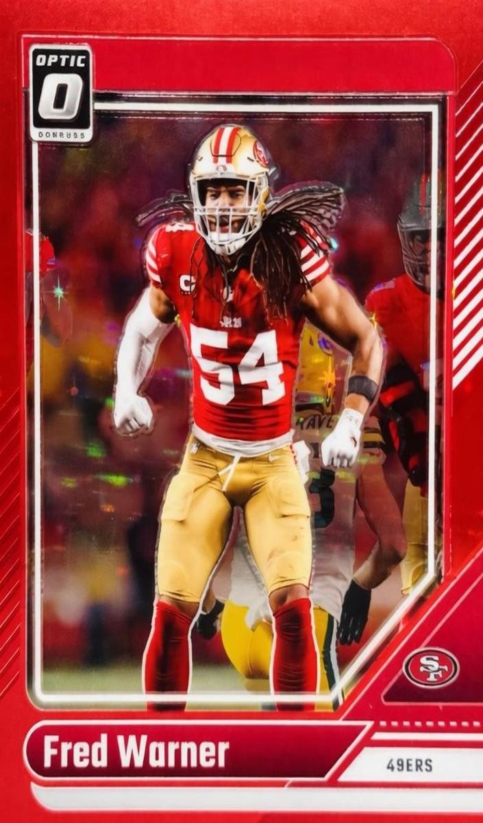 2024 Donruss Optic Football Red Stars Fred Warner #175