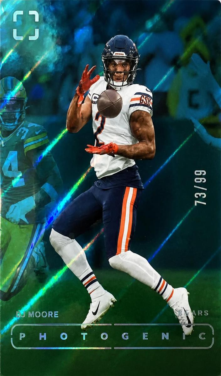 2024 Panini PhotoGenic Football Blue DJ Moore #129