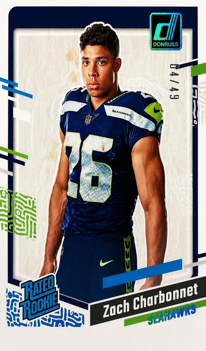 2023 Panini Donruss Football Zach Charbonnet #16