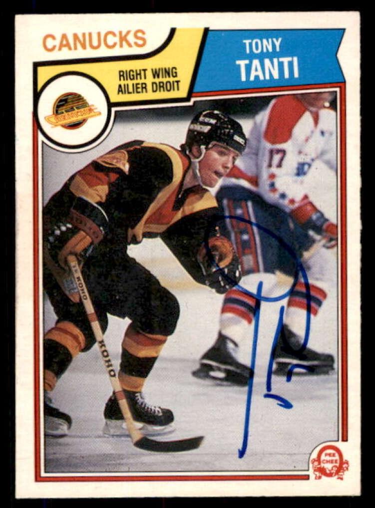 1983 O-Pee-Chee Hockey Tony Tanti #362 PSA 10
