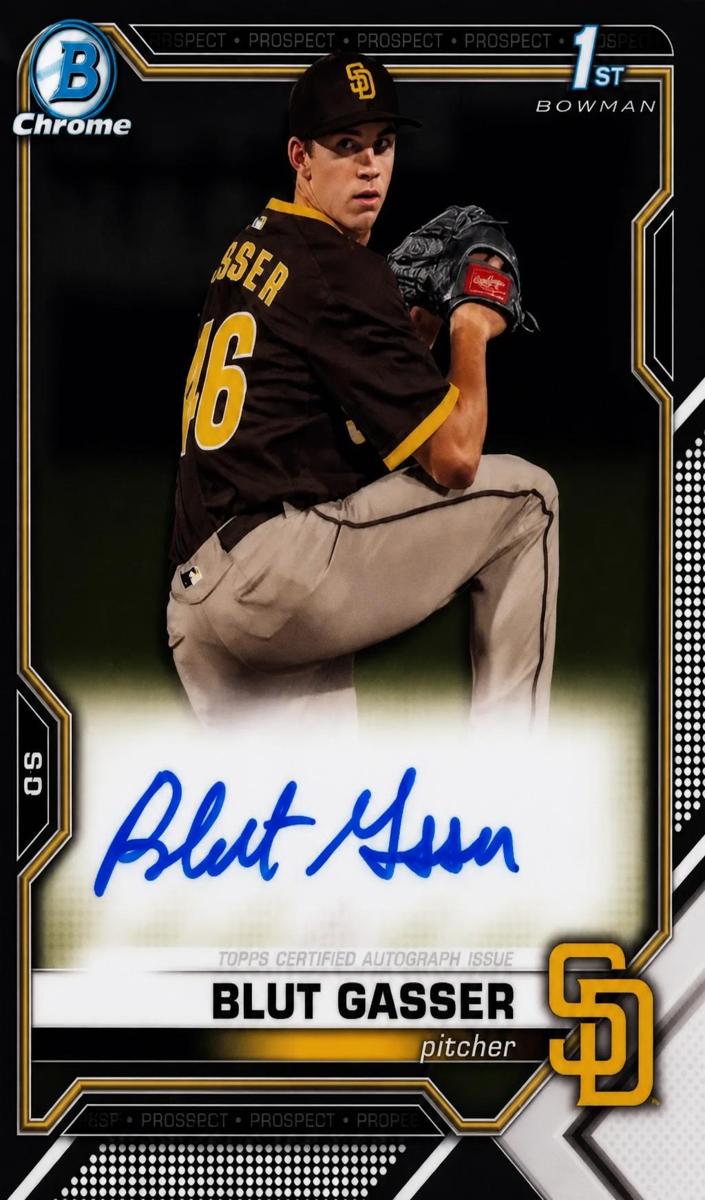 2021 Bowman Draft Baseball Robert Gasser #CDA-RG