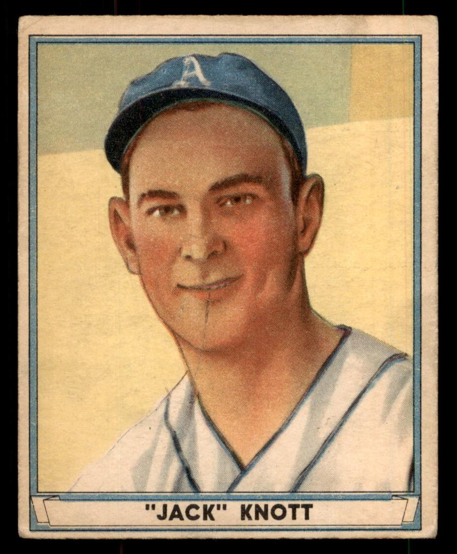 1941 Play Ball Baseball Jack Knott #68