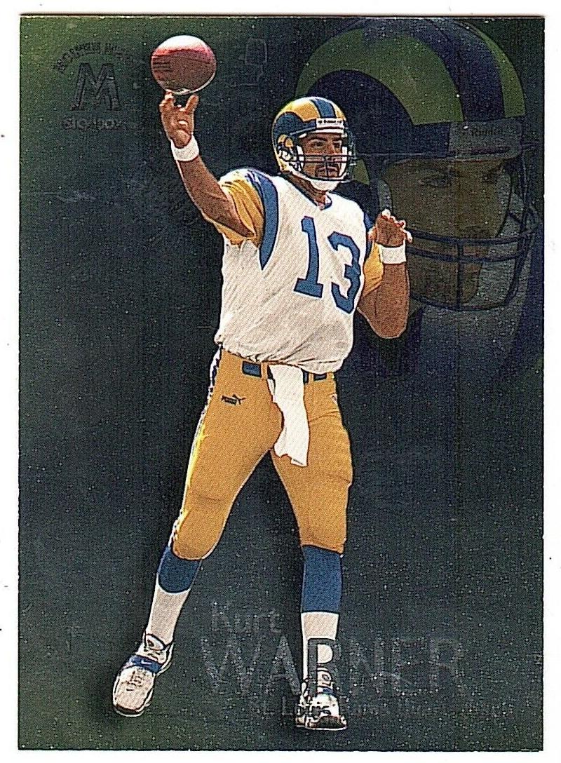 1999 SkyBox Molten Metal Football Kurt Warner #93