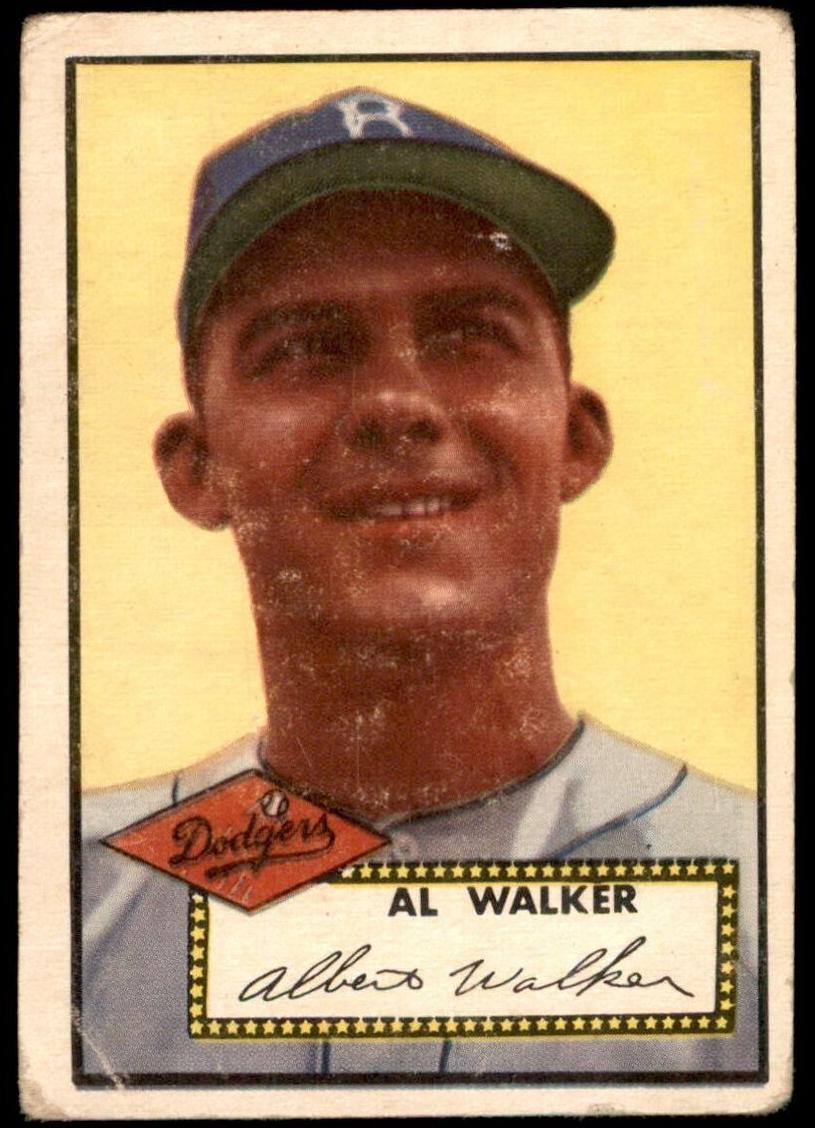 1952 Topps Baseball Al Walker #319