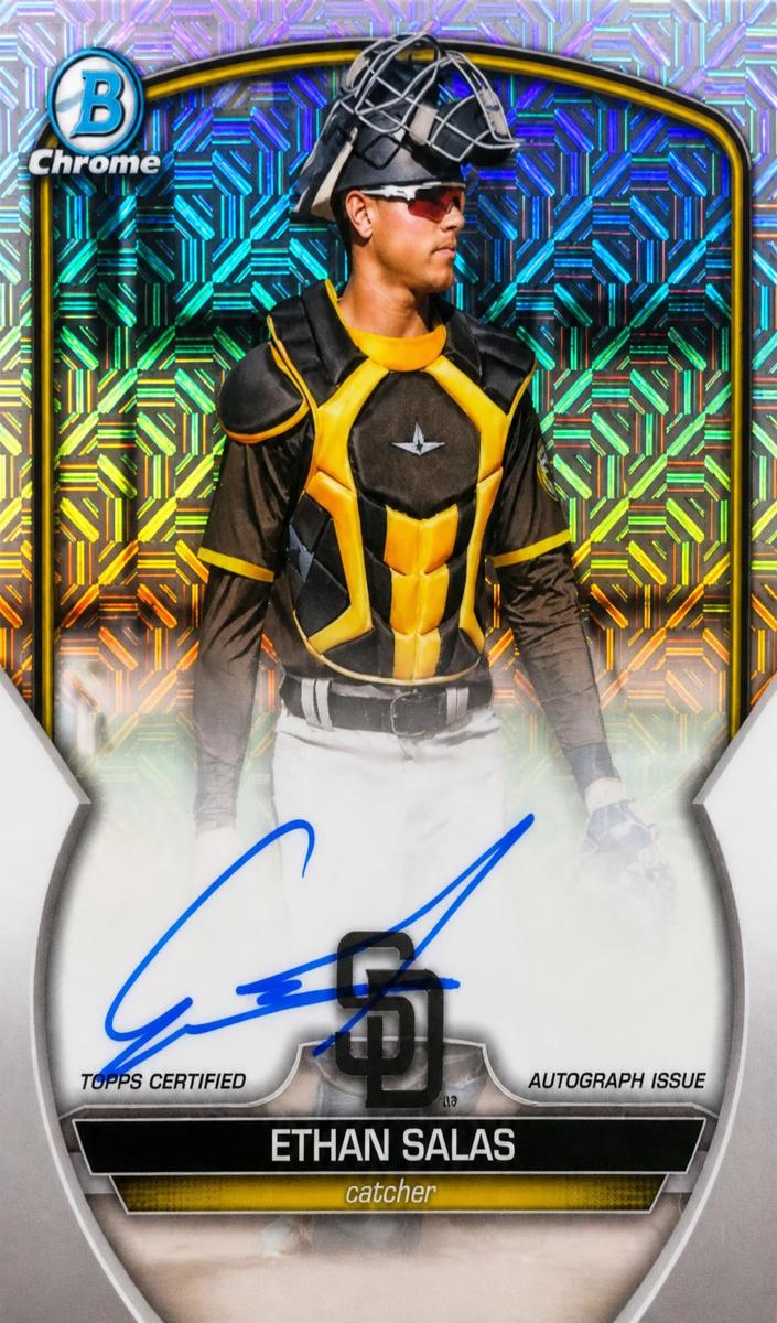 2023 Bowman Chrome Prospects Baseball HTA Choice Ethan Salas #CPA-ESS PSA 10