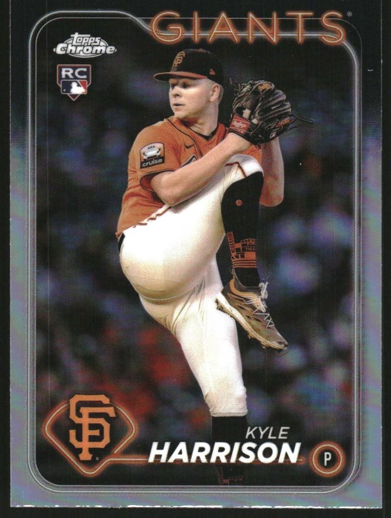 2024 Topps Chrome Baseball Refractor Kyle Harrison #191