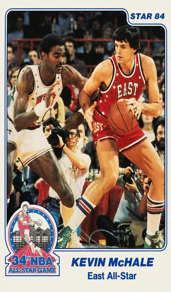 1984 Star Basketball Denver Police Kevin McHale #7 PSA 8.5