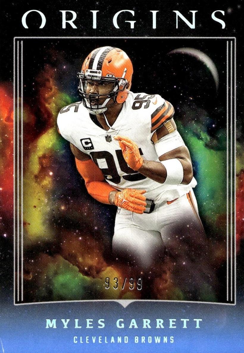 2023 Panini Origins Football Blue Myles Garrett #24