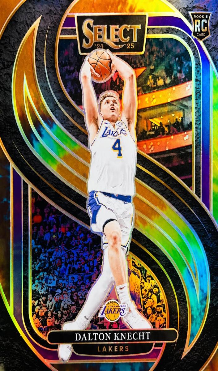 2024 Panini Select Basketball Tie-Dye Dalton Knecht #186 PSA 9