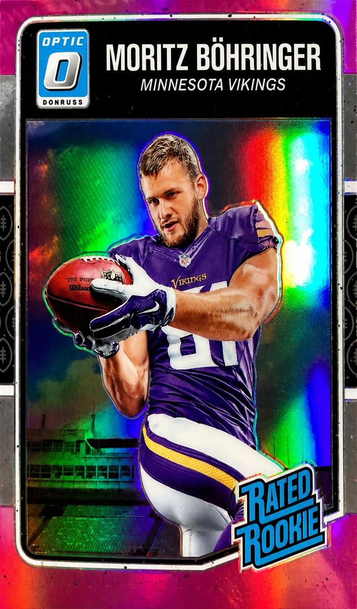 2016 Donruss Optic Football Pink Moritz Bohringer #167