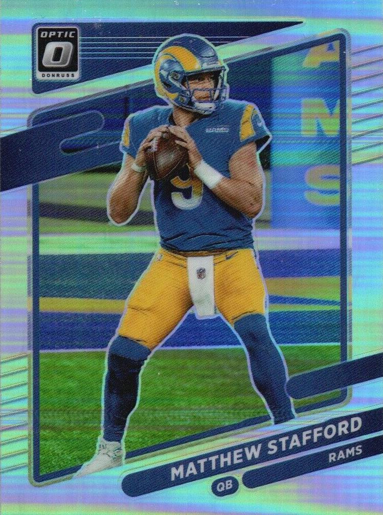 2021 Donruss Optic Football Holo Matthew Stafford #185