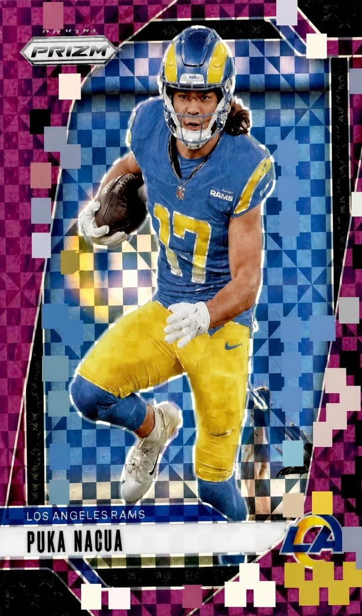 2024 Panini Prizm Football Purple Power Puka Nacua #168