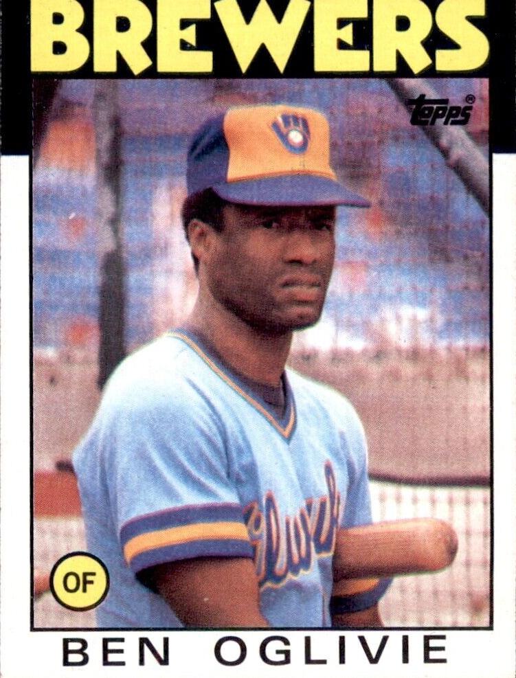 1986 Topps Baseball Ben Oglivie #372