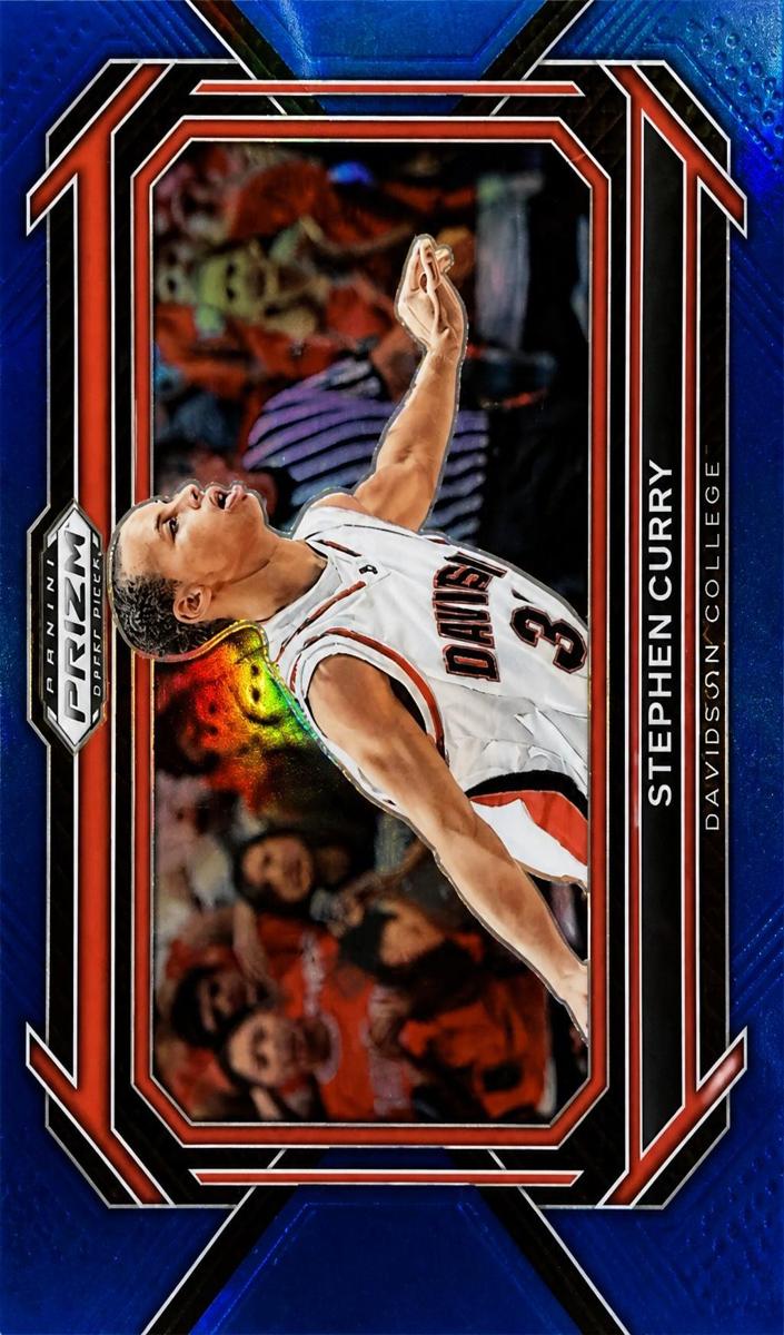 2023 Panini Prizm Draft Picks Basketball Blue Stephen Curry #53