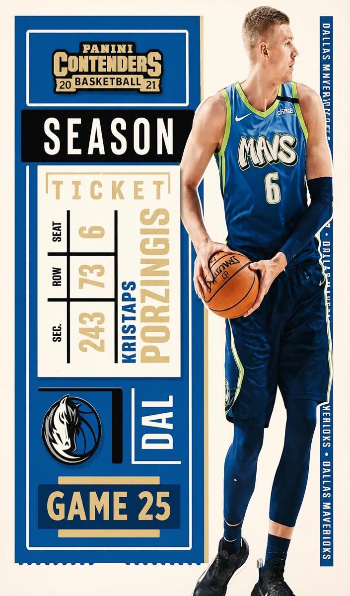 2020 Panini Contenders Basketball Kristaps Porzingis #42