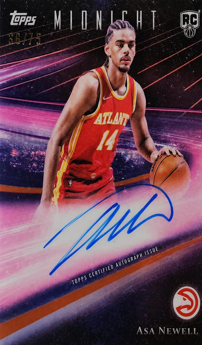 2025 Topps Midnight Basketball Dusk Asa Newell #RHS-AN