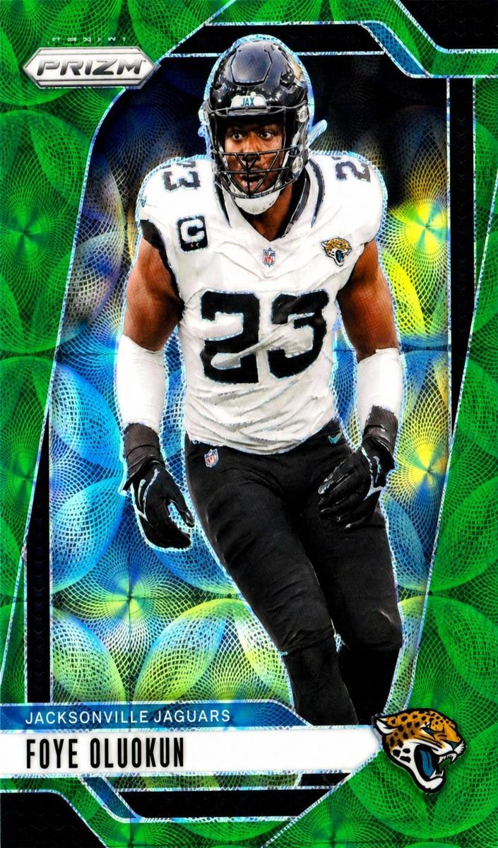 2024 Panini Prizm Football Green Scope Foye Oluokun #134