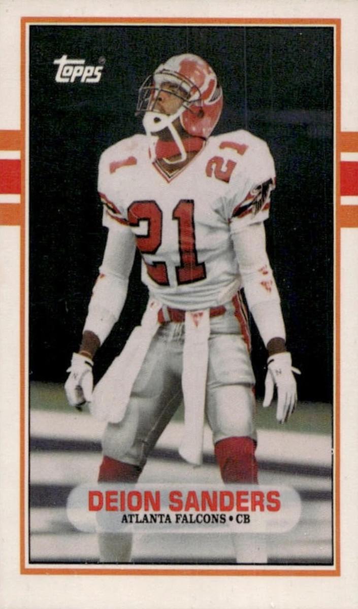1989 Topps Traded Football Deion Sanders #30T RAW Ungraded