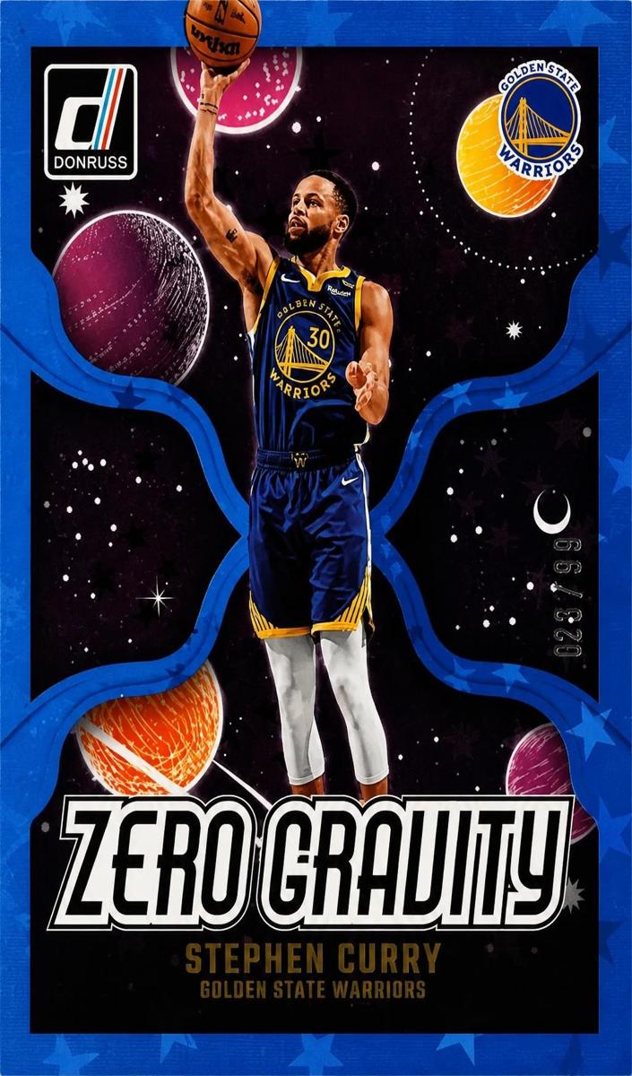 2024 Panini Donruss Basketball International Blue Stars Stephen Curry #4