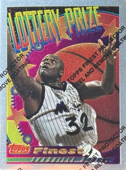 1994 Topps Finest Basketball Shaquille O'Neal #LP15