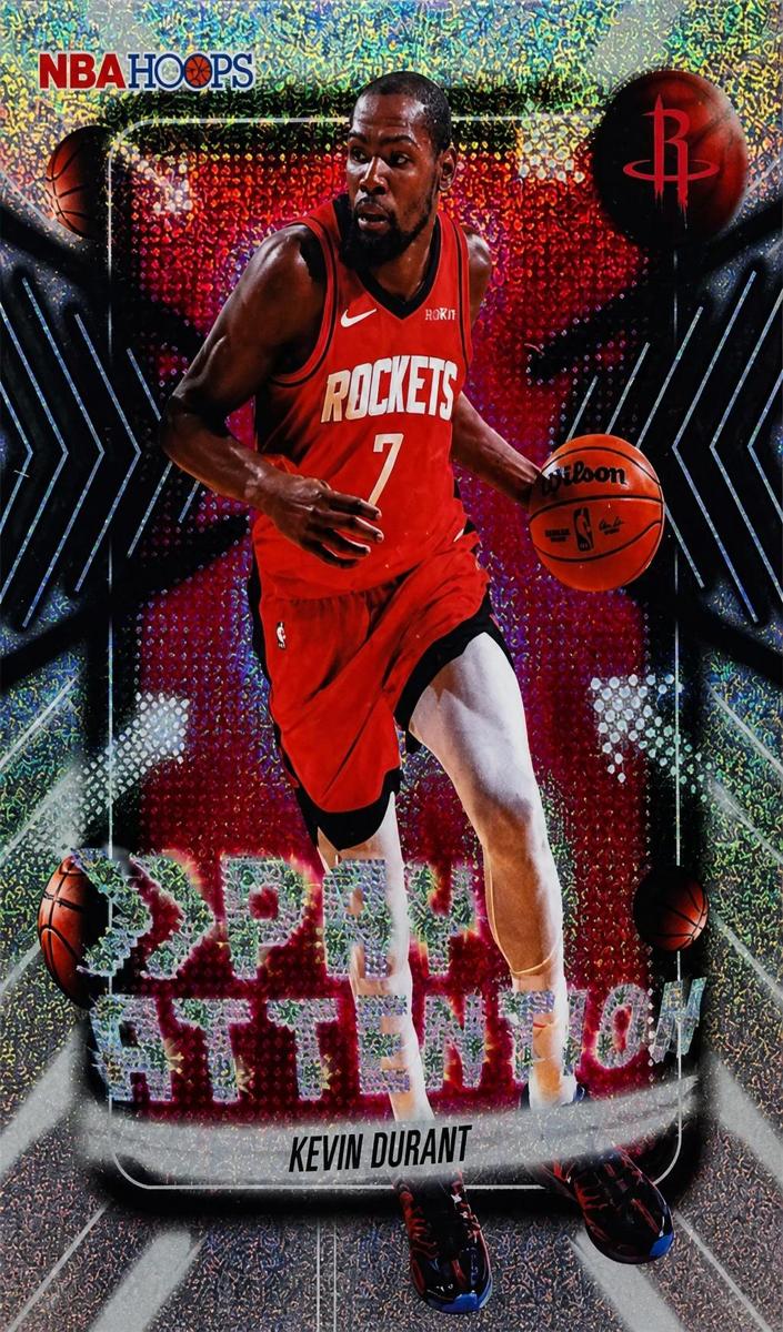 2025 Topps NBA Hoops Basketball Pixel Burst Kevin Durant #PA-8