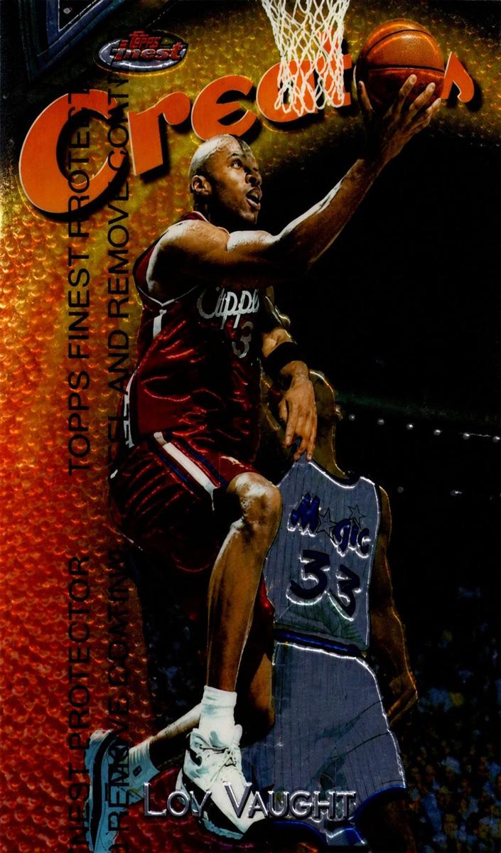 1997 Topps Finest Basketball Loy Vaught #206