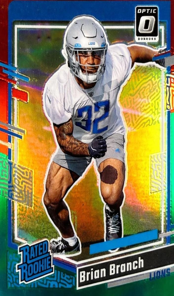 2023 Panini Donruss Football Red Green Brian Branch #328