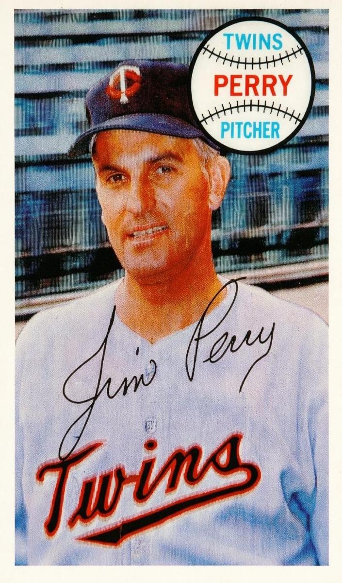 1970 Kellogg's Baseball Jim Perry #64