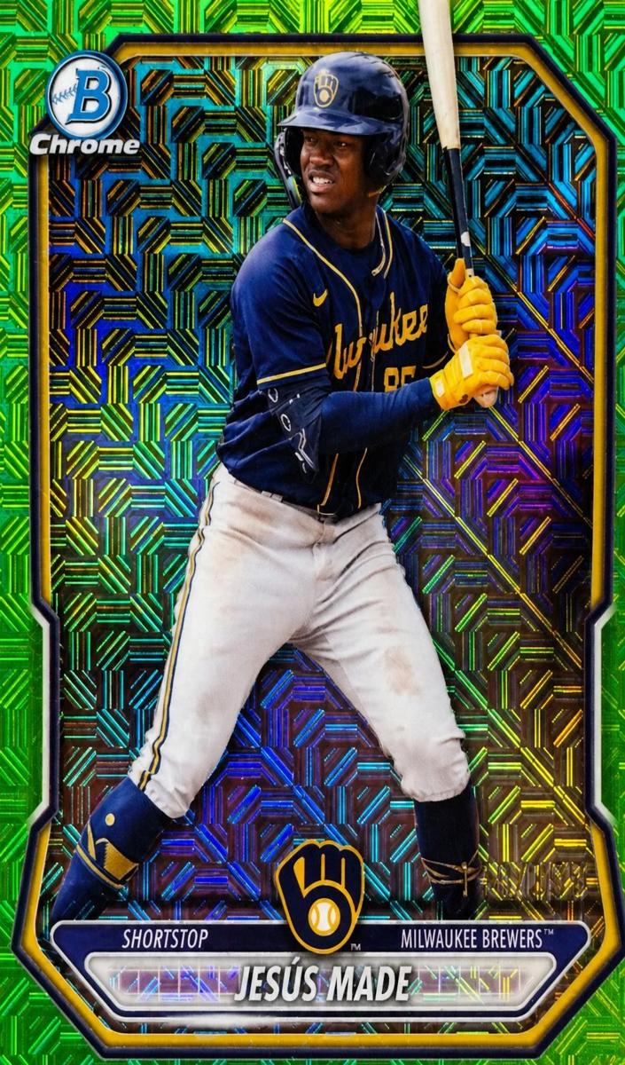 2026 Bowman Mega Box Baseball Neon Green Mojo Refractor Jesus Made #BCP-96