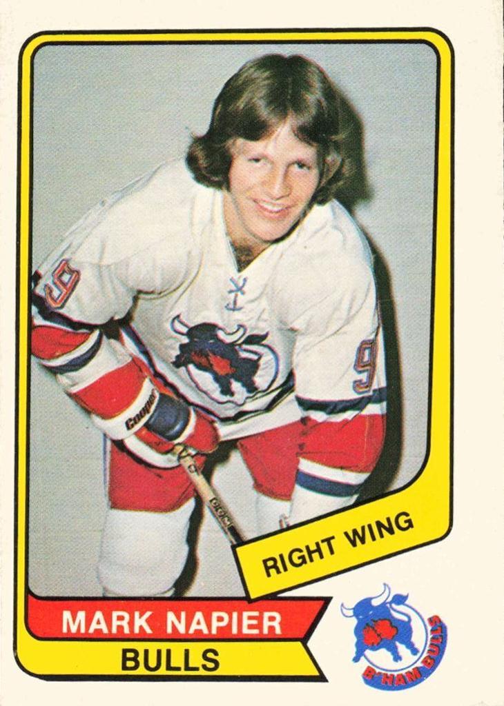 1976 O-Pee-Chee WHA Hockey Mark Napier #108
