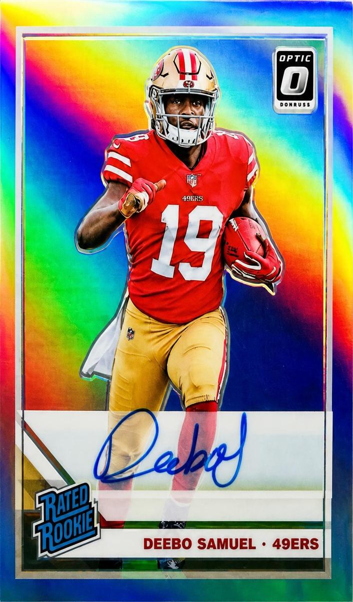 2019 Donruss Optic Football Holo Deebo Samuel #167 PSA 8.5