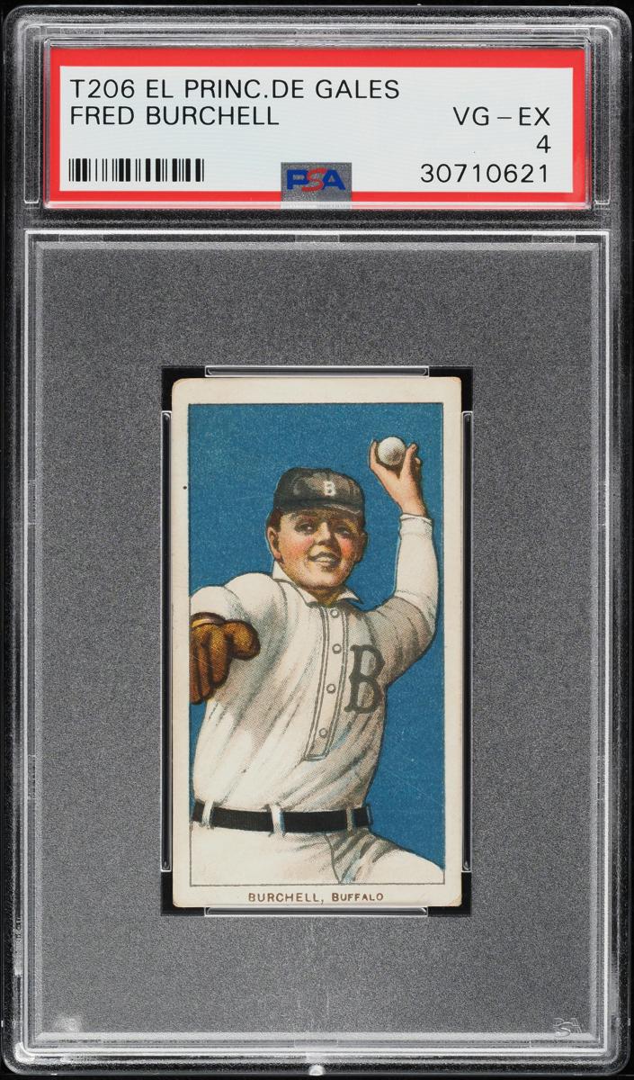 1909-11 T206 Baseball Fred Burchell #NNO